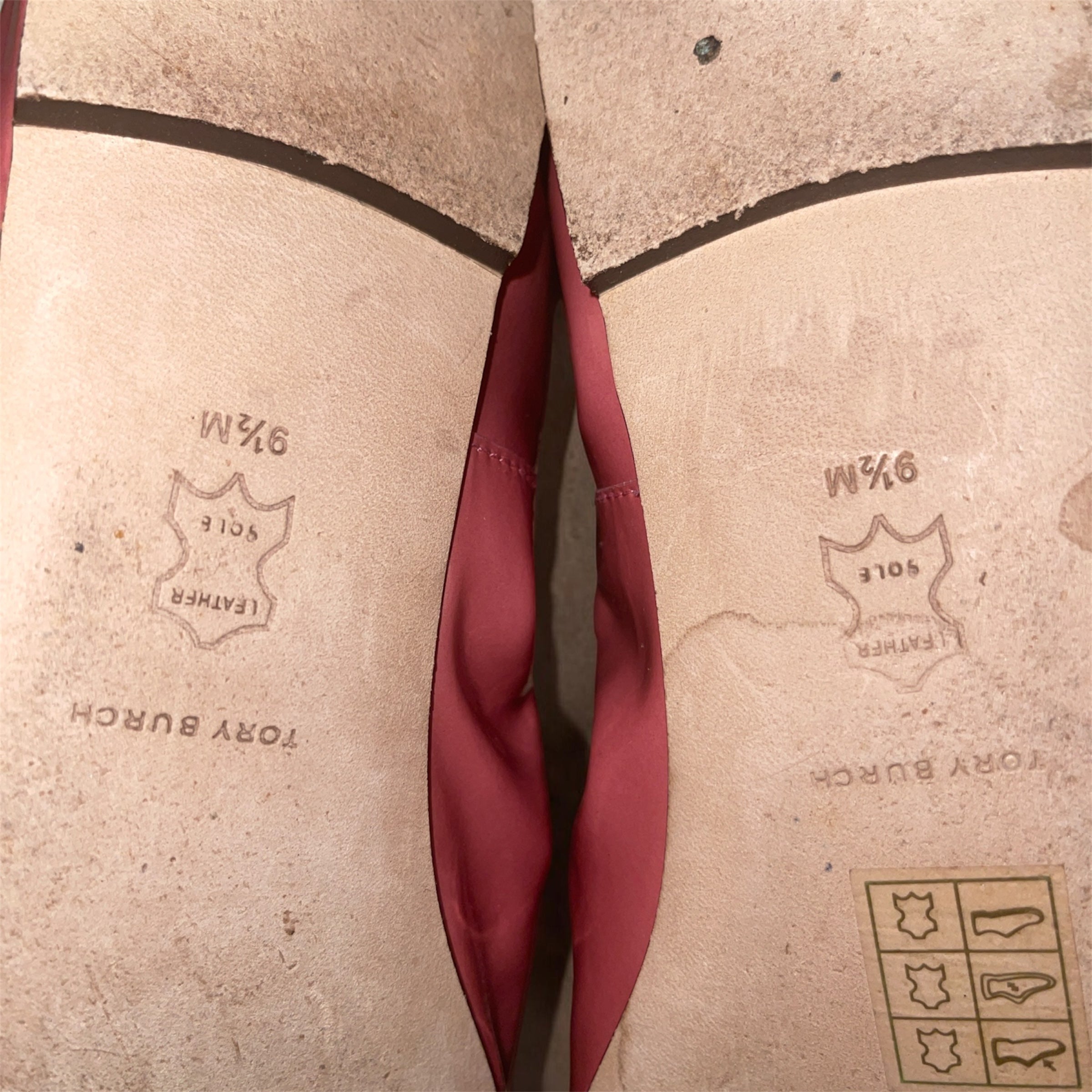 Tory Burch Pink Patent Leather Ballet Flats Size 9.5M
