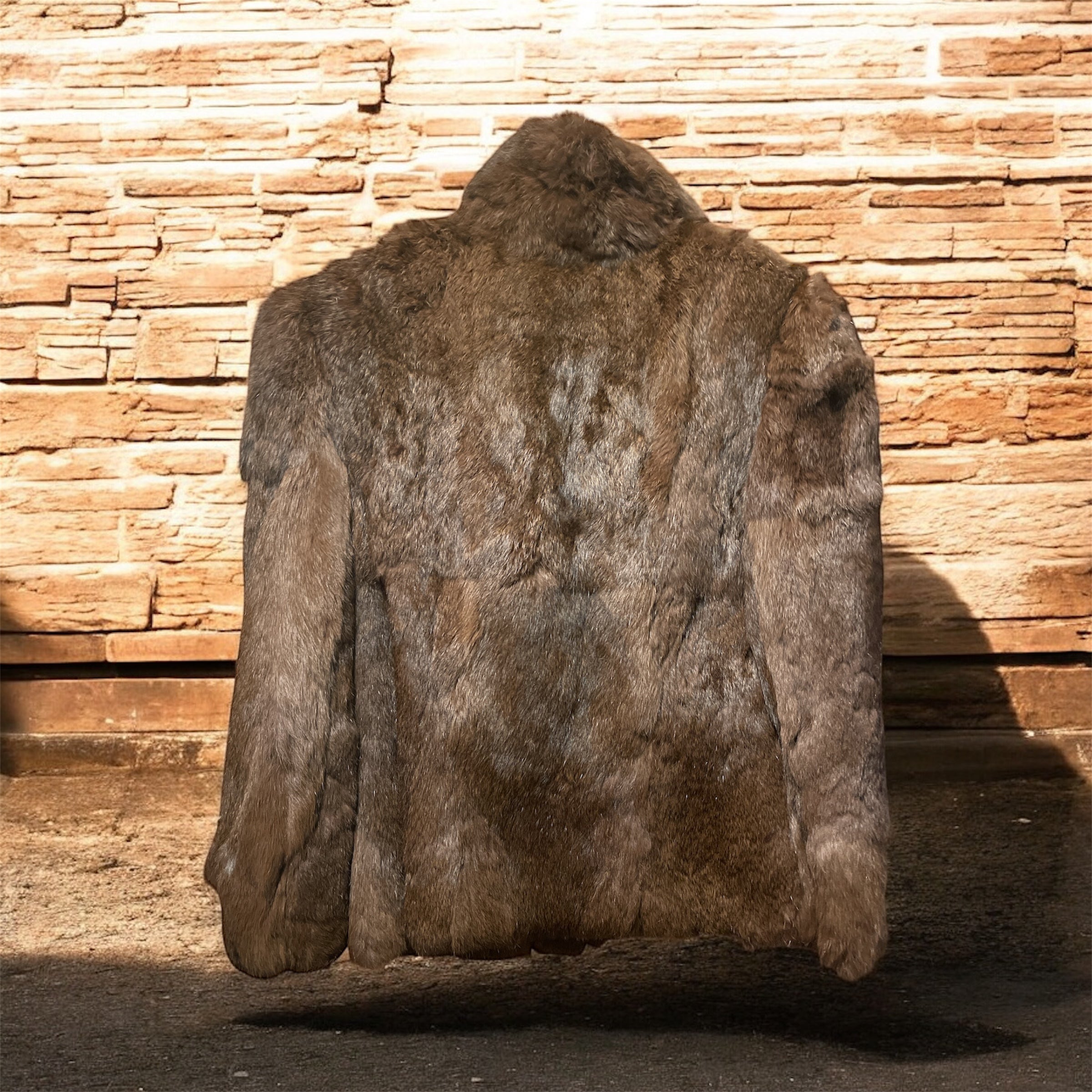 Dyed Rabbit Fur Jacket Size Large