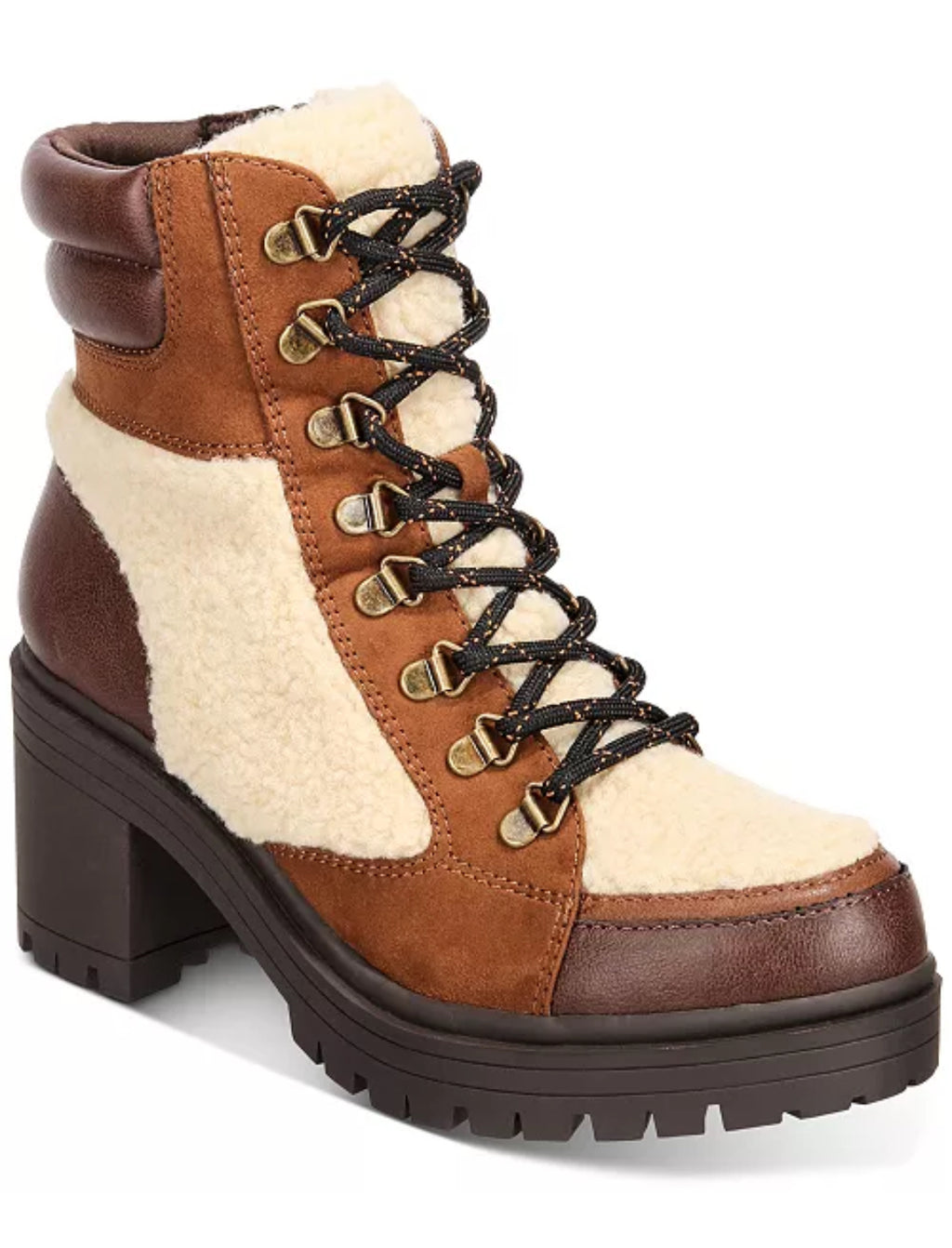 Sun + Stone Cookie Lace-Up Booties Size 8