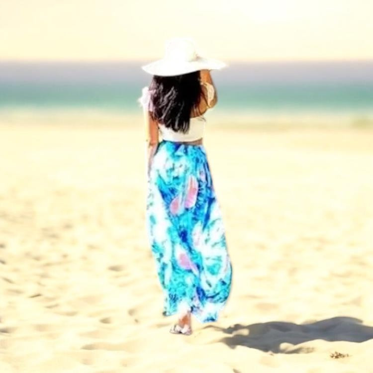 Lilly Pulitzer Bohdi Maxi Skirt "Hey Bay Bay Size Large