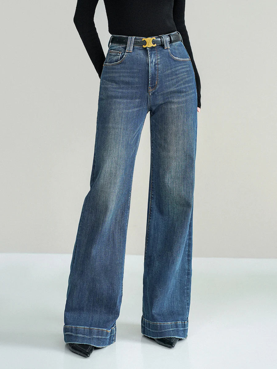 Commense Mid-Waist Bootcut Denim Jeans Waist 31" Hip 42 NWTS