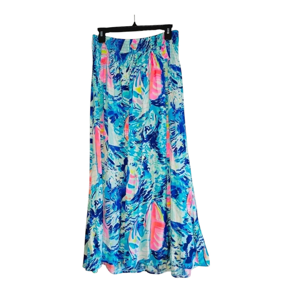Lilly Pulitzer Bohdi Maxi Skirt "Hey Bay Bay Size Large