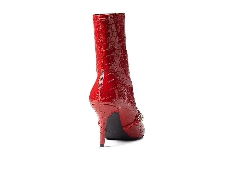 Juicy Couture Women's Tommi Pointed Toe Slim Heel Ankle Boots 8.5M