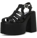 Steve Madden Chant Platform Sandal Fisherman Ankle Strap Block Heeled Sandal 9.5M New